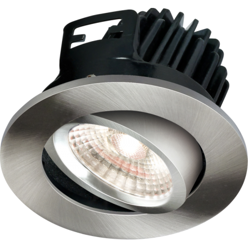ML Accessories IP20 7W LED 4000K Cool White Tilt Downlight With Fixed